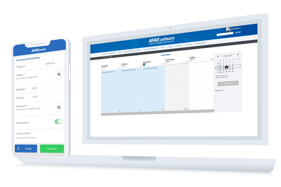 Urenregistratie in AFAS